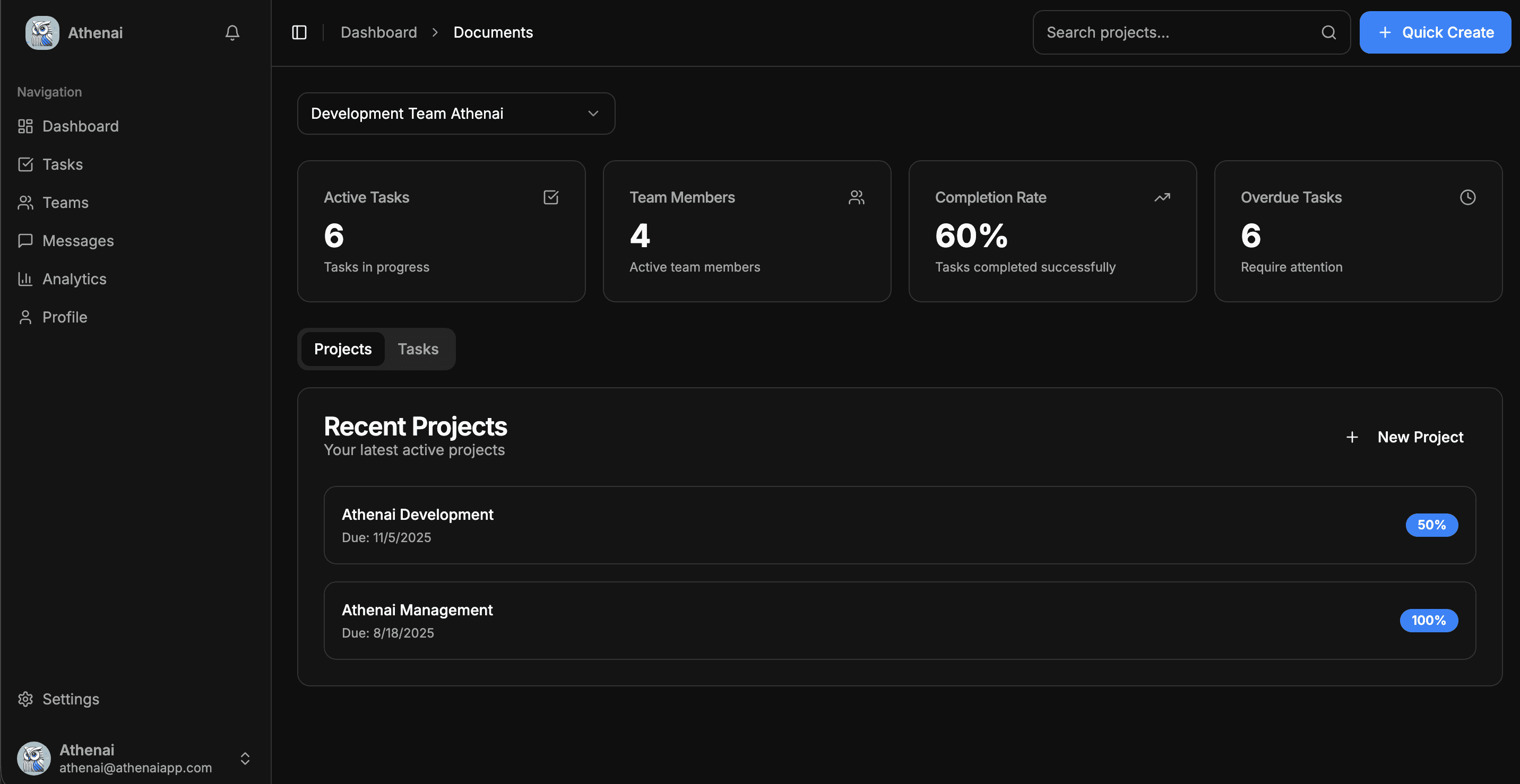 Xoria Dashboard
